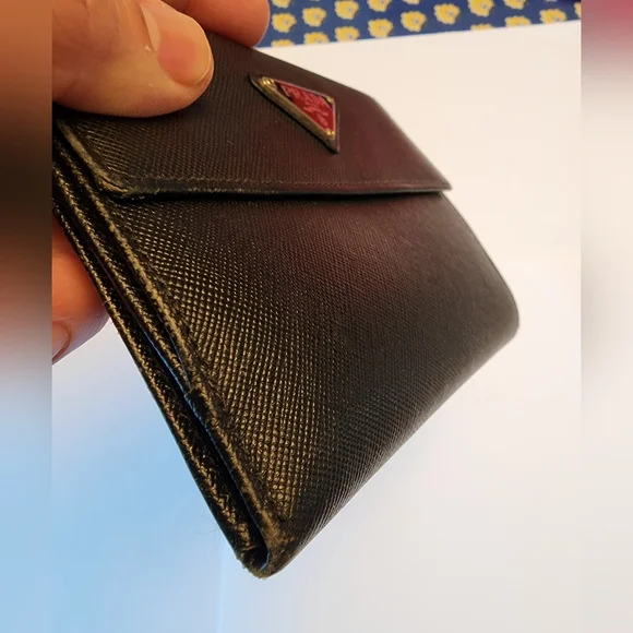 PRADA Tessuto Leather Wallet - Picture 4 of 15